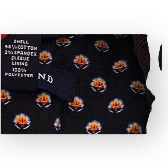 LANDS End Women's Button Front Corduroy Jacket Flap Pockets Brown Size 12 - Picture 5 of 8